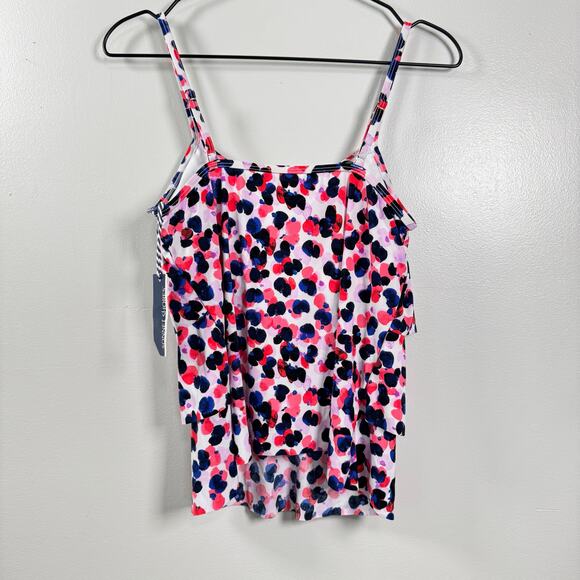 Sonnet Shores Women's Multicolor Floral Adjustable Straps Tank Top Swim Size 6 - Picture 2 of 6